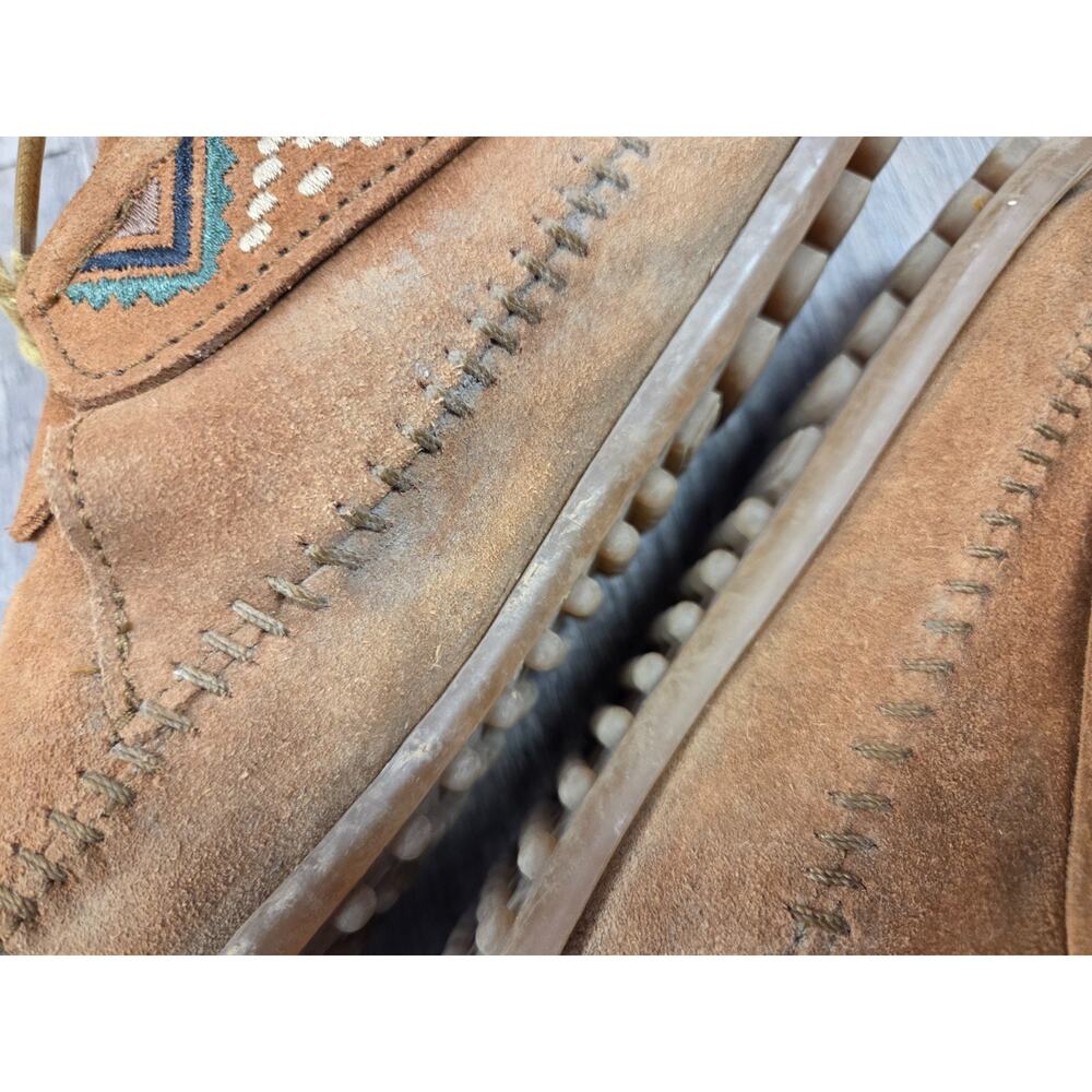 Minnetonka Mosaic Boot Urban Wanderer Suede Leather Shoes Women's 7.5 - Picture 5 of 11